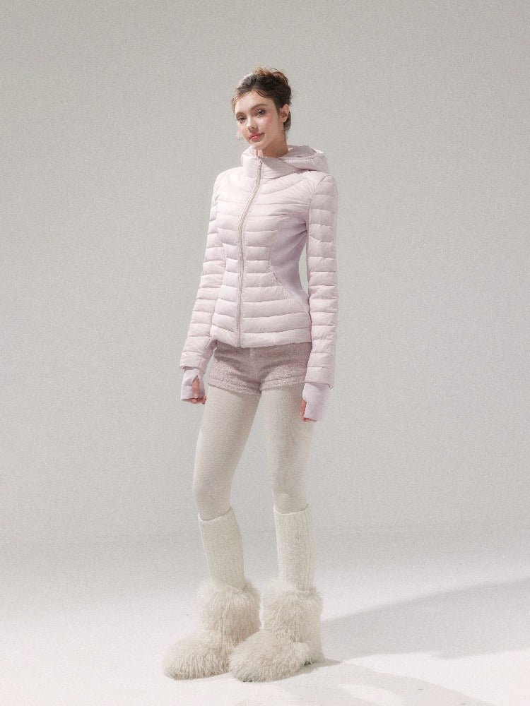 Detachable Hood Down Puffer Jacket