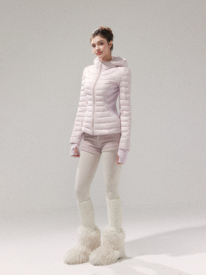 Detachable Hood Down Puffer Jacket