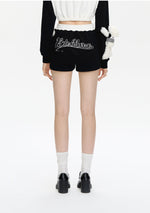 String Baseball Logo Shorts