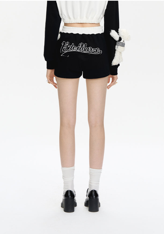 String Baseball Logo Shorts