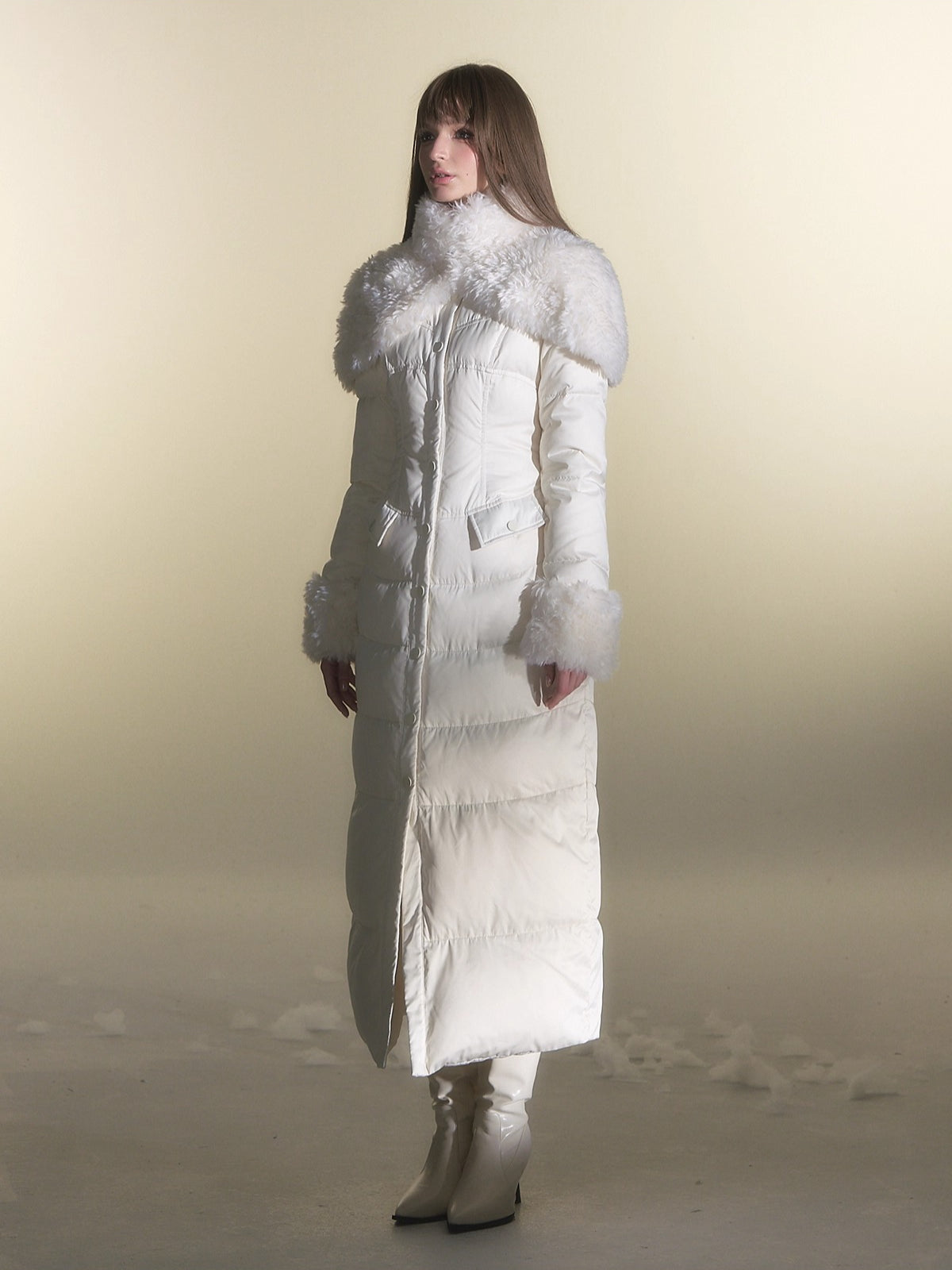 Cloak Style Eco-Friendly Fur Shawl