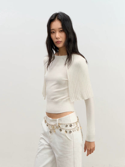 Double Knit Poncho Top