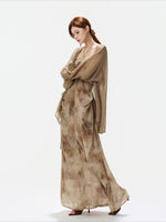Sheer Wrap Chiffon Shirt