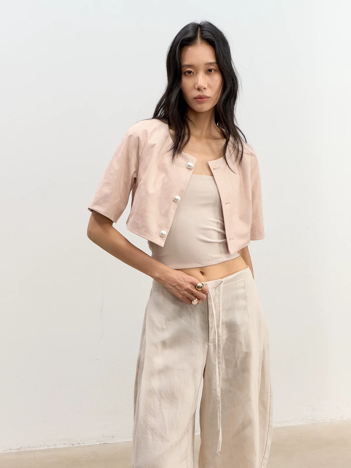 Suede Pearl Jacket
