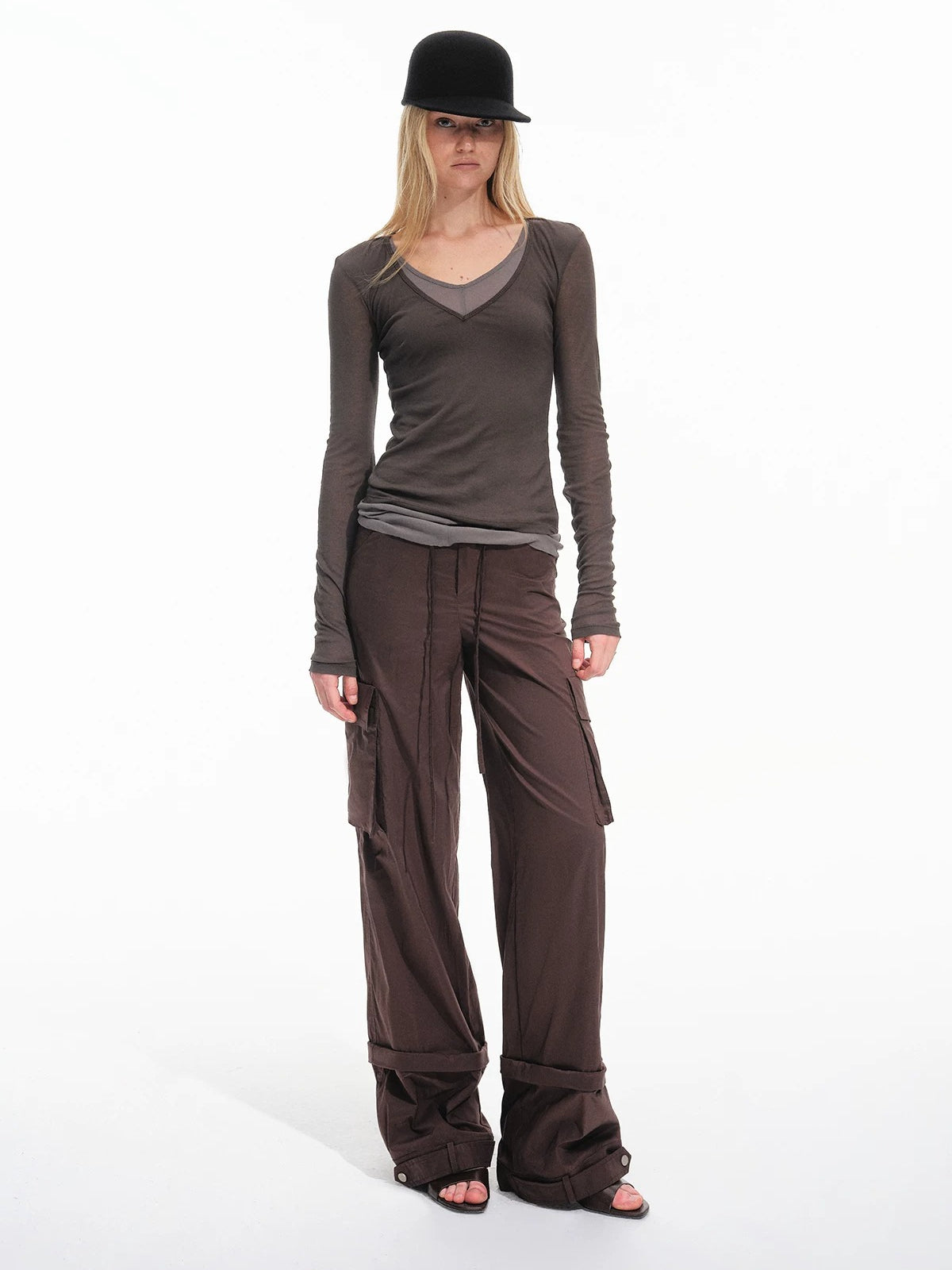 Detachable Strap Cargo Pants
