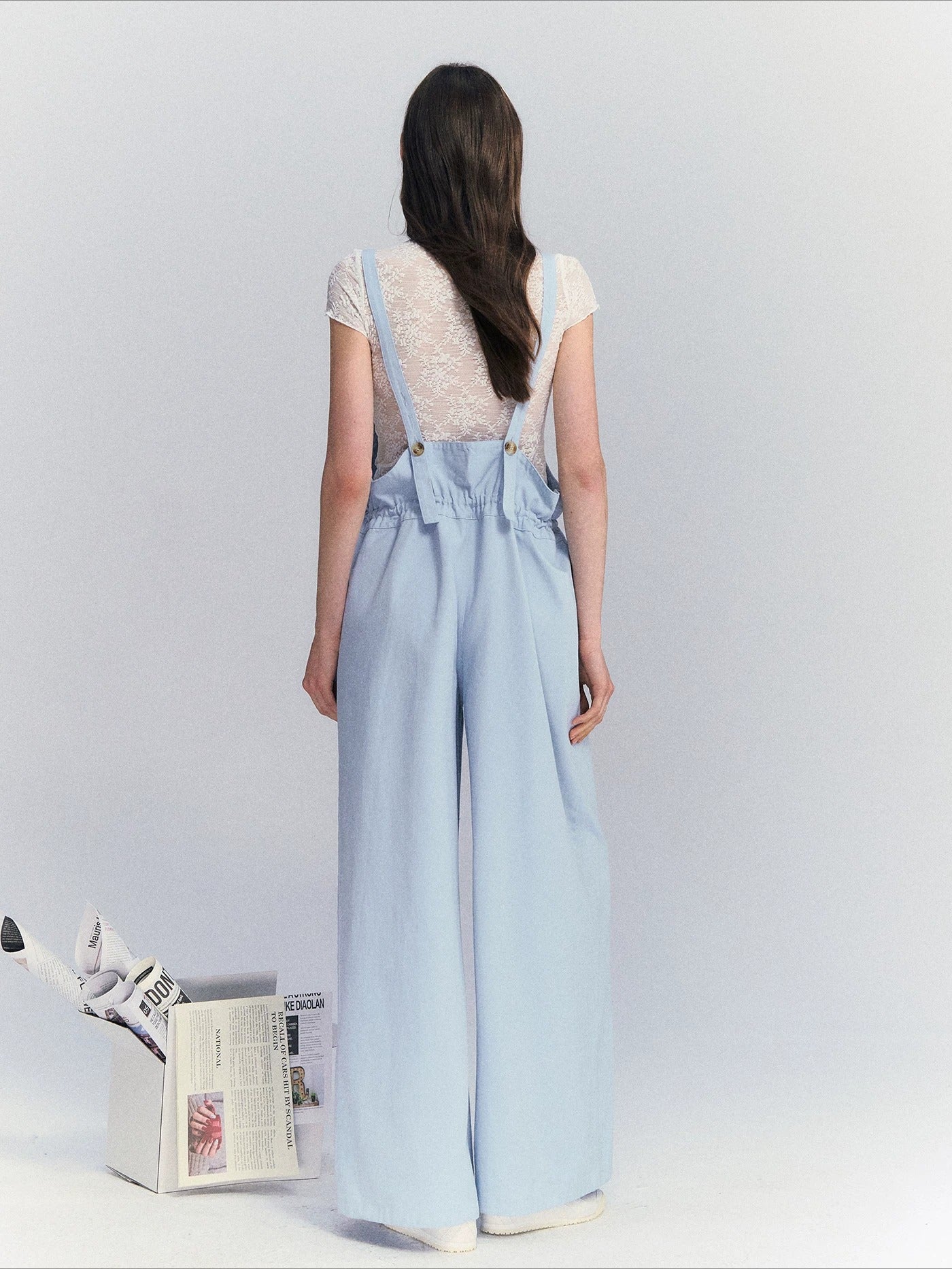 Cotton Drawstring Jumpsuit