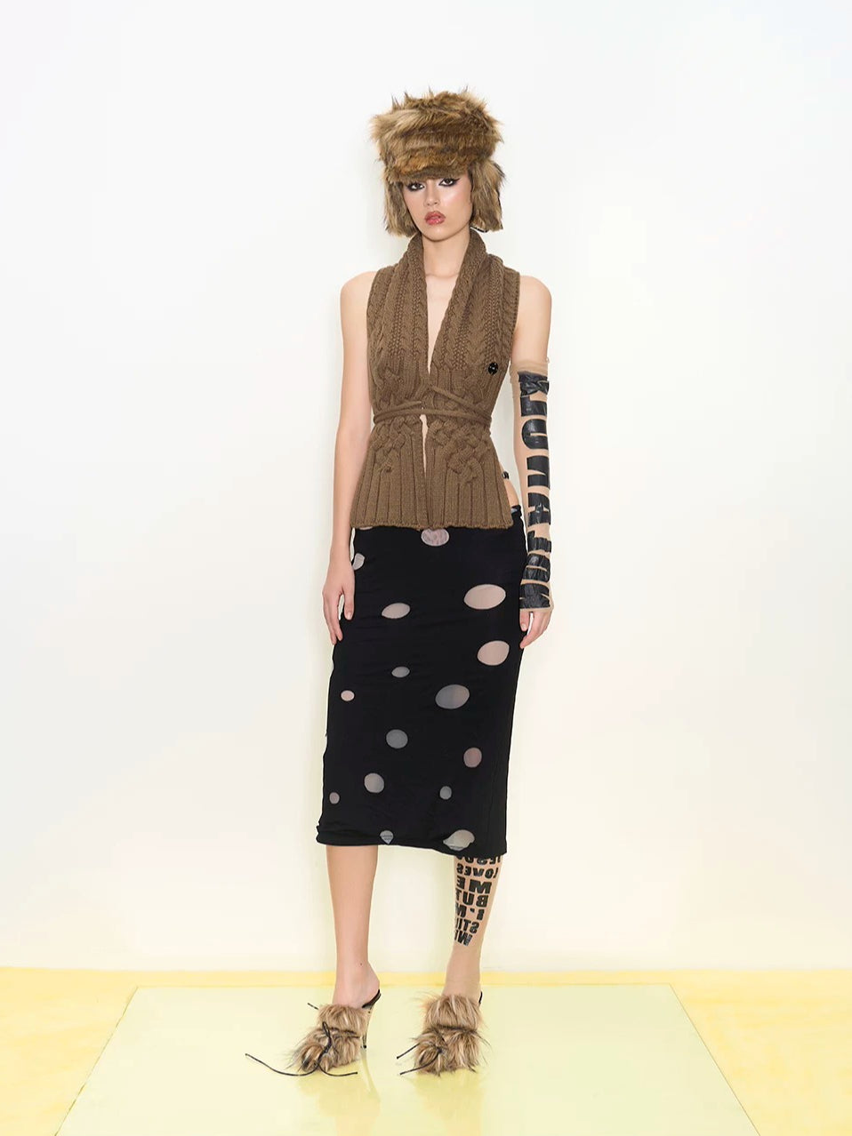 Convertible Knit Scarf Top