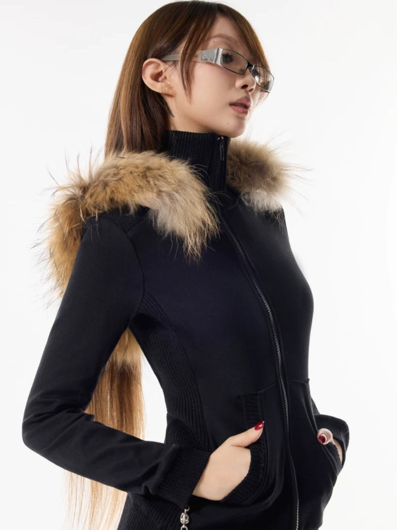 Hooded Slim Jacket