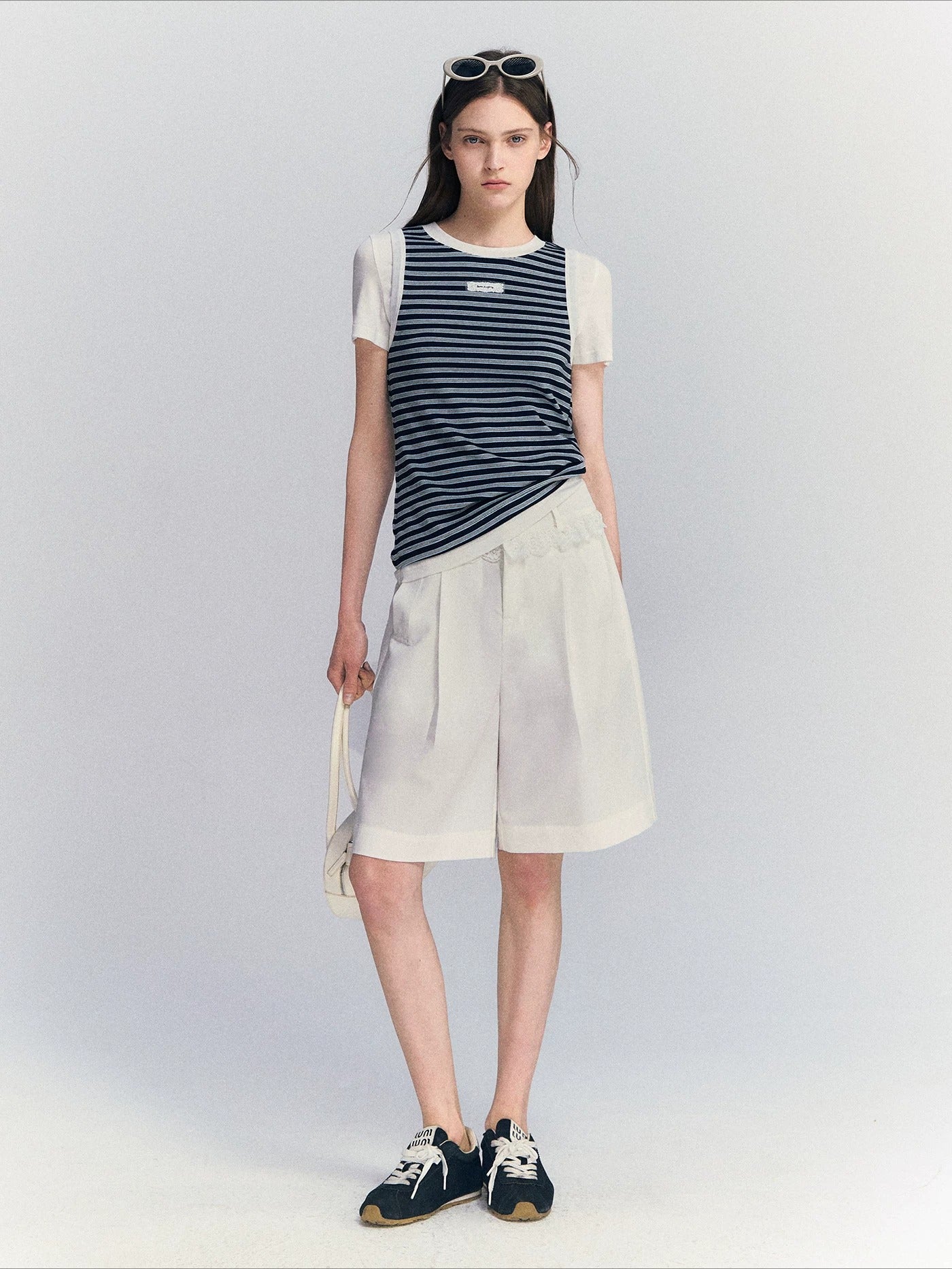 Contrast Stripe Tee