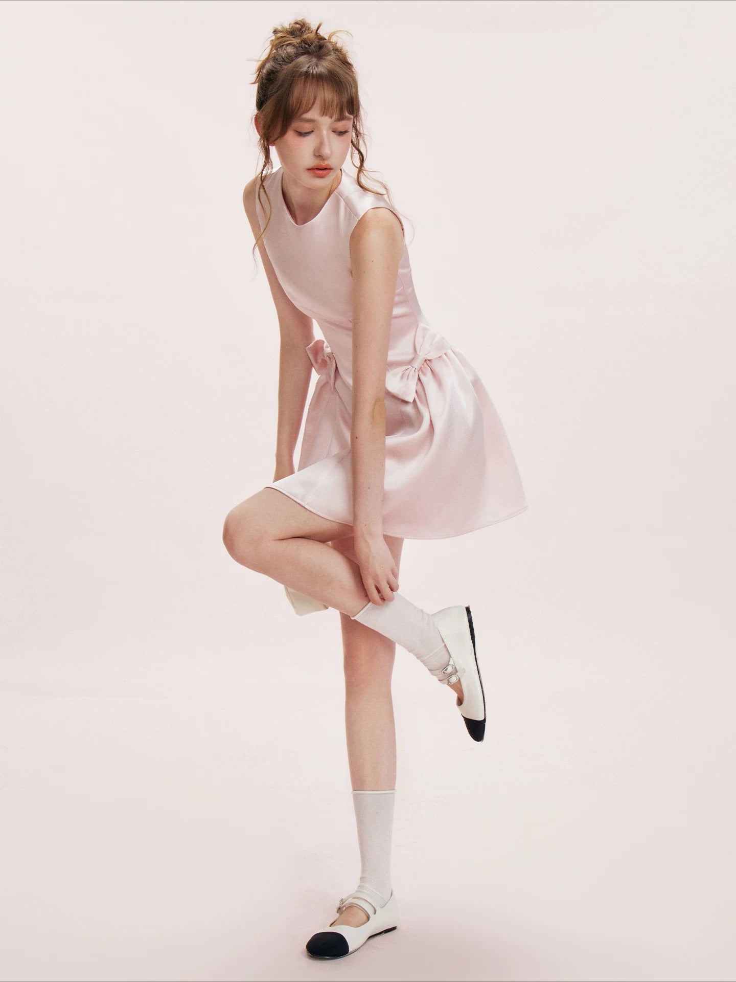 Satin Bow Dress