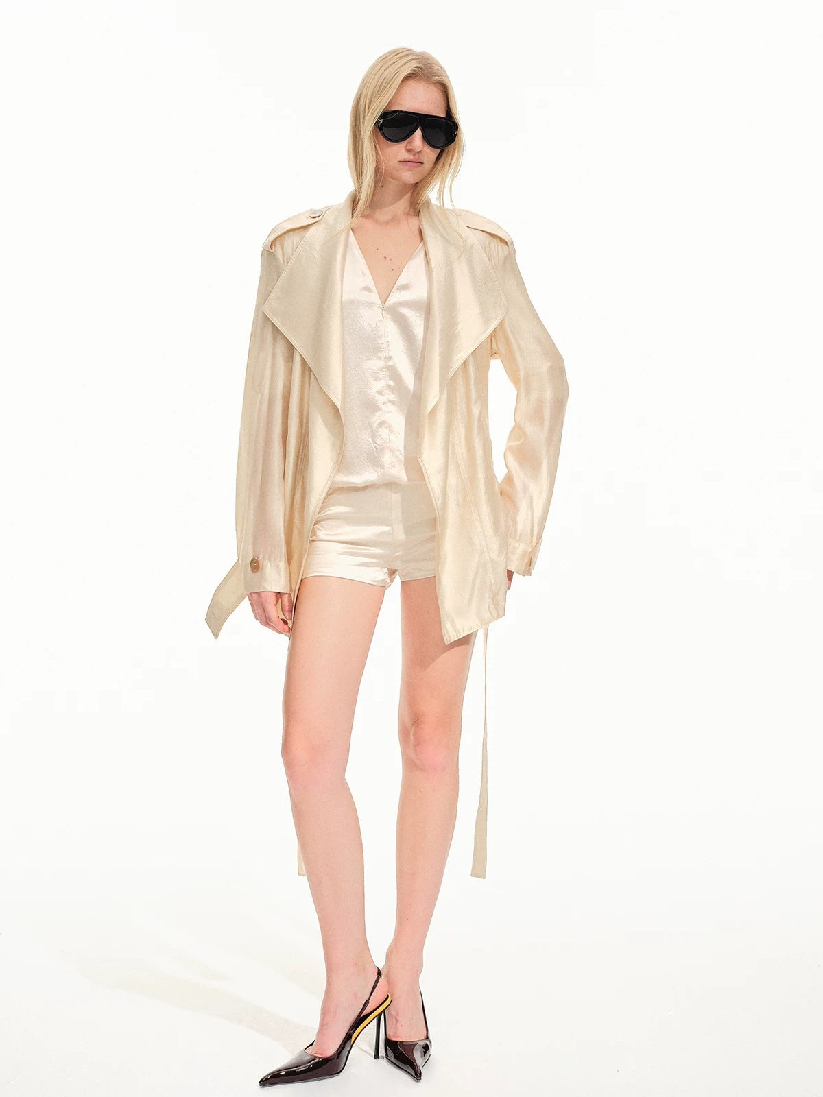Acetate Trench Coat
