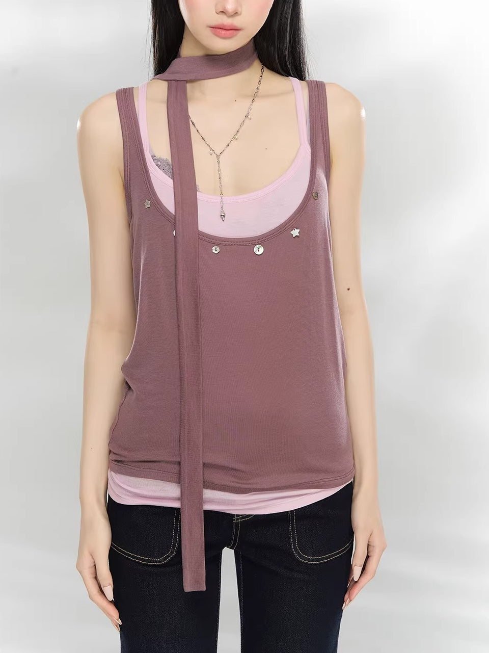 Ribbon Two‑Piece Tank Set