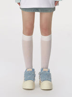 Bear Denim Badge Sneakers