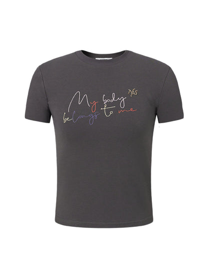 Slim Fit Fitted Short Sleeve T-Shirt