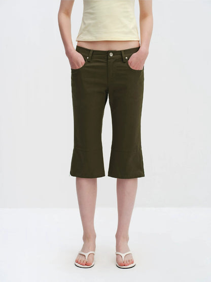 Retro Capri Cropped Pants