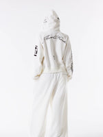 Letter Hooded Sweatshirt