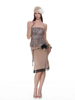 Leopard Halter Cami Top