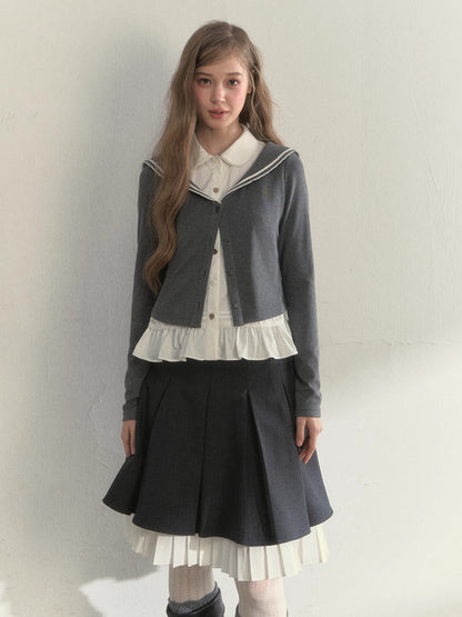 Sailor Two-Piece Knit Tee