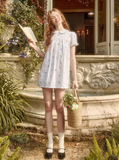 Linen Embroidered Three-Piece Set