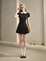Peter Pan Pleated Dress