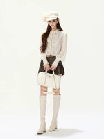 Tweed Puff Sleeve Jacket