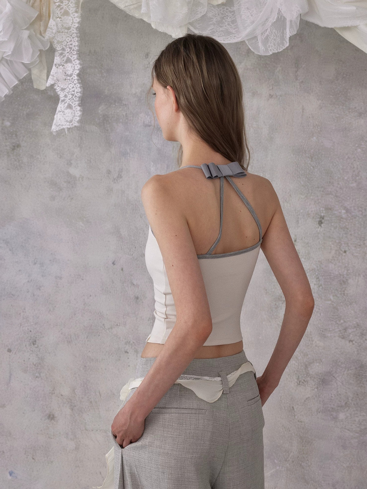Lyocell Bow Cami Top