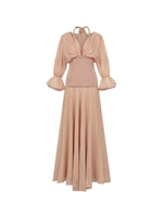 Rope Detail V Neck Shirt Dress