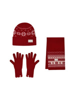 Fair Isle Wool Accessories Set