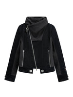 Vintage Patchwork Cropped Jacket