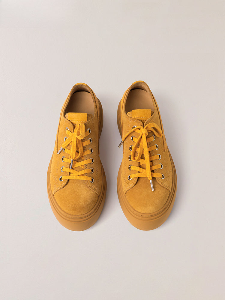 Future Mirage Leather Rider High Boots Ginger