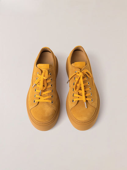 Future Mirage Leather Rider High Boots Ginger