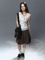 Crystal Shell Layered Necklace