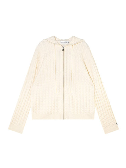 Cable Zip Hoodie Pants Set