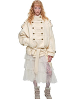 Napoleon Double Breasted Tweed Coat