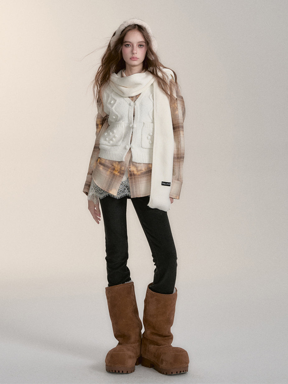 Wool-Blend Two-Piece Sweater Set