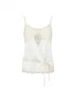Lace Panel Satin Camisole