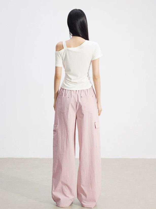 Cargo Wide-Leg Pants