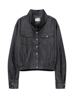 Lyocell Stand Collar Jacket