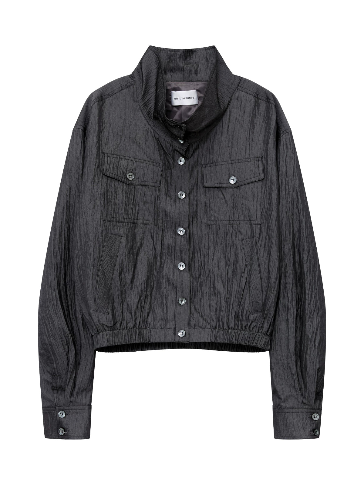 Lyocell Stand Collar Jacket