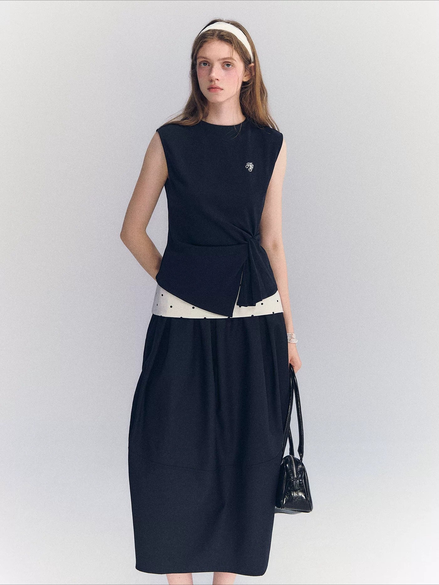 Twist Top Skirt Set