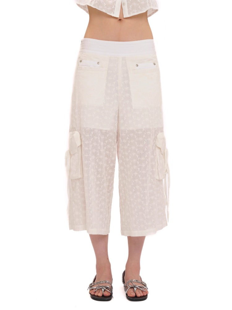 Pure Cotton Cool Jacquard Shorts &amp; Trousers