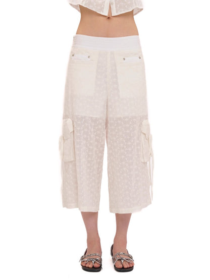 Pure Cotton Cool Jacquard Shorts &amp; Trousers