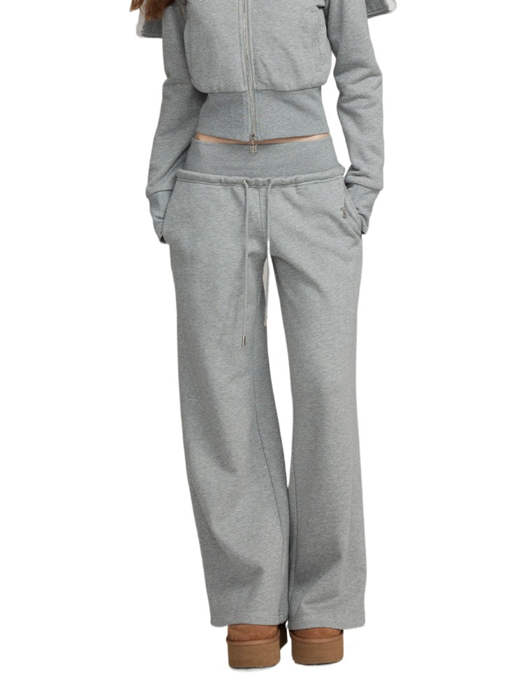 Casual Straight-Leg Sweatpants