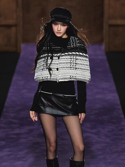 Special Yarn Cape Knit Set