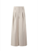 Khaki High Waist Wide Pants