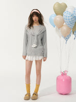 Lazy Style Layered Sun Protection Top