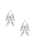 Vintage Bow Pearl Earrings