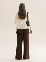 Pleated Wide Leg Pants