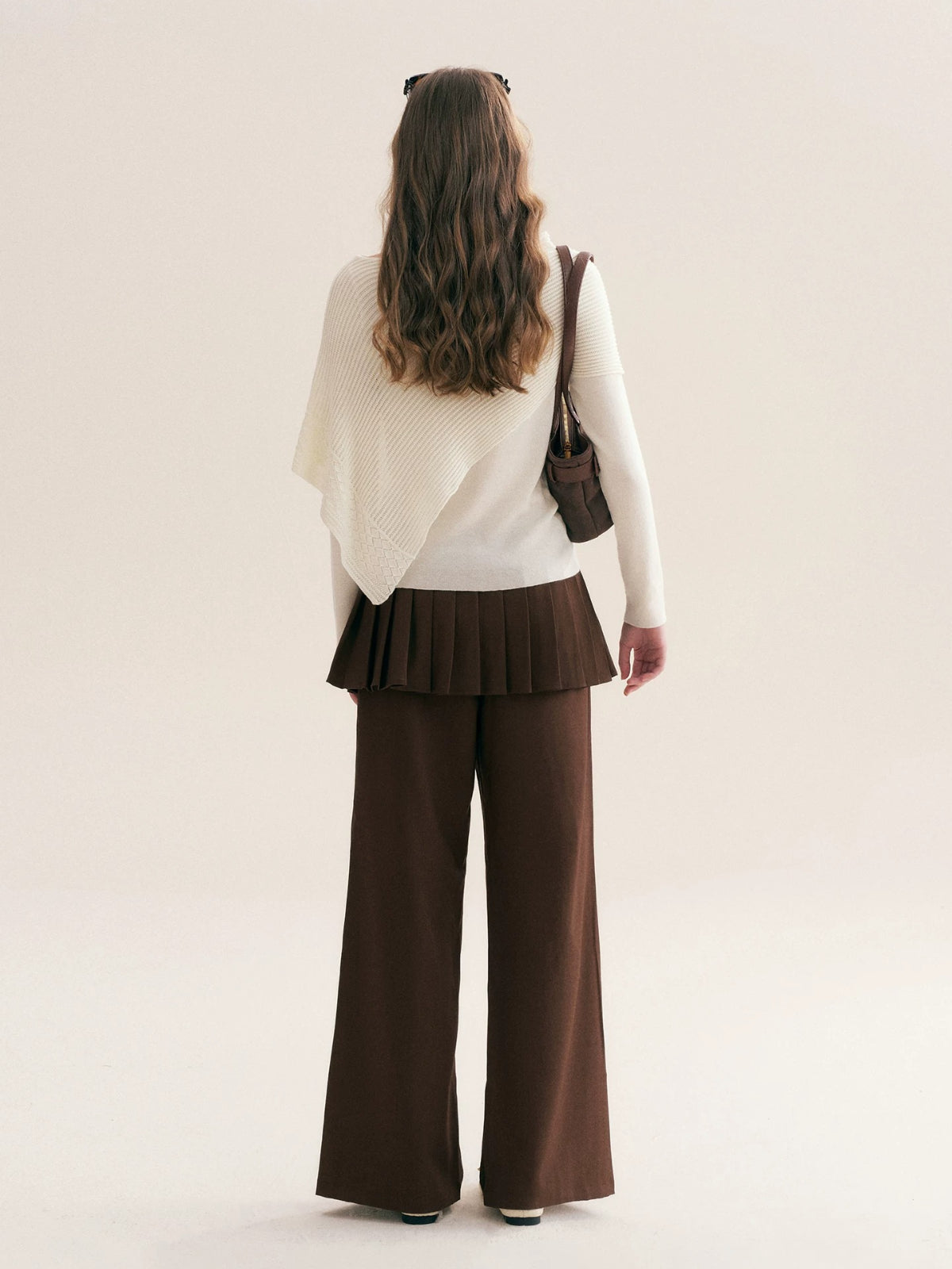 Pleated Wide Leg Pants