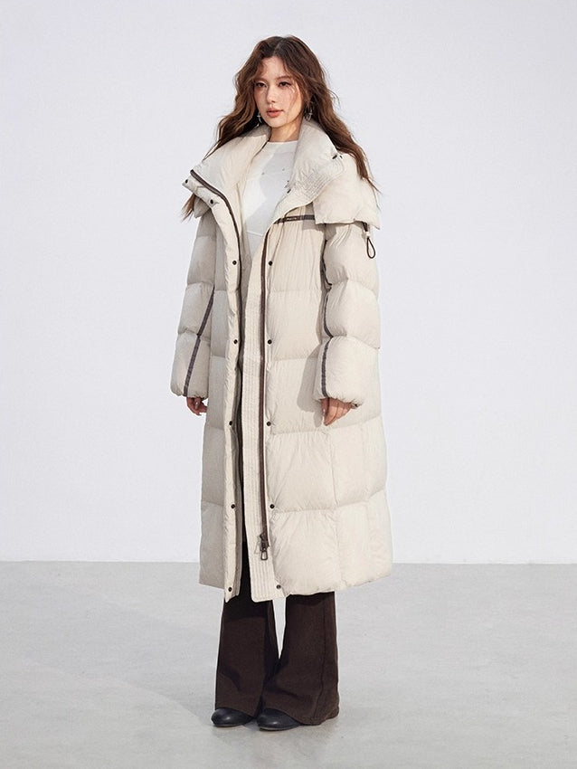 Hooded Long Down Coat